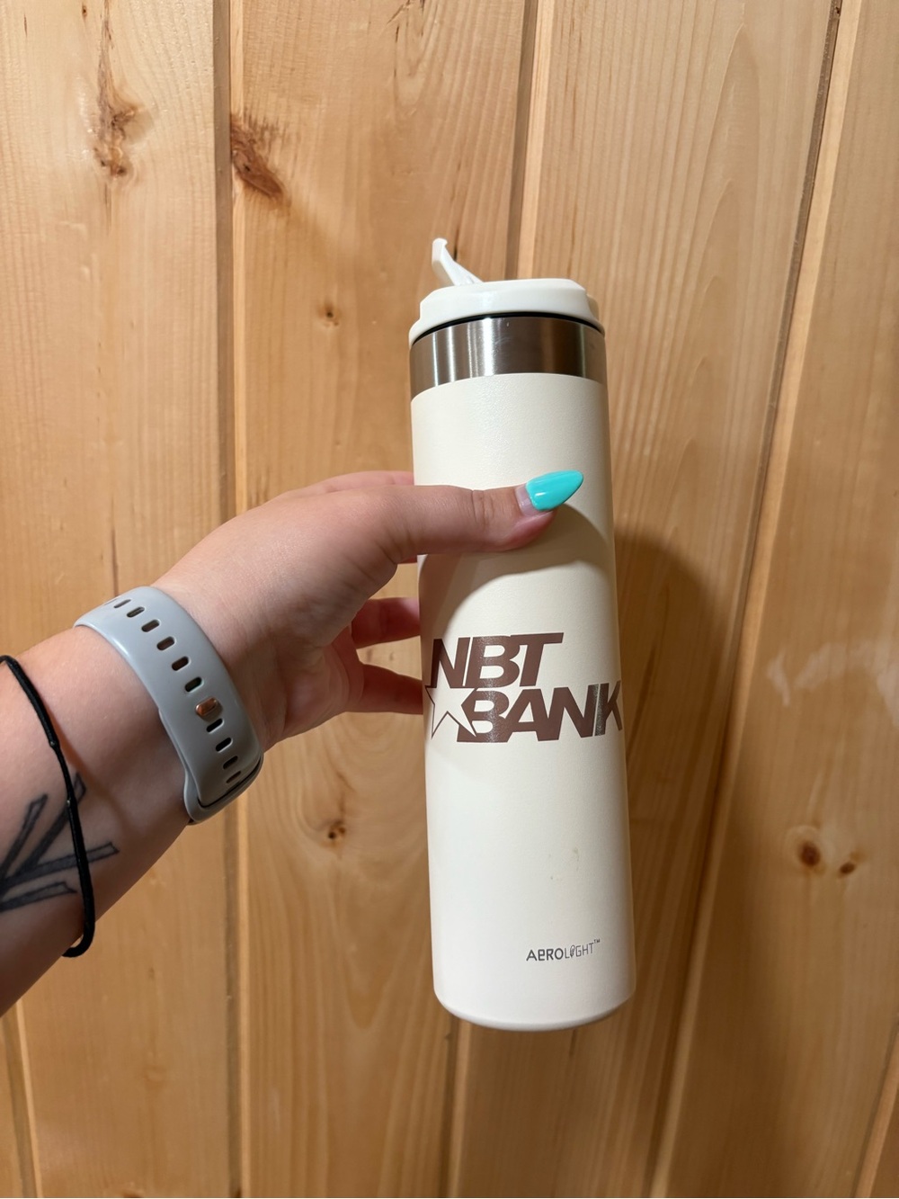 Stanley Ivory Travel Tumbler with Flip-Top Lid - Picture 2 of 5